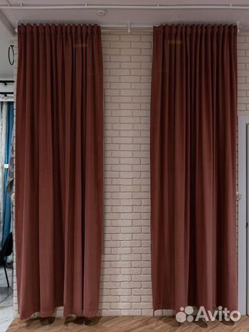 Комплект штор Велюр 2,0м+2,0м (Роза)