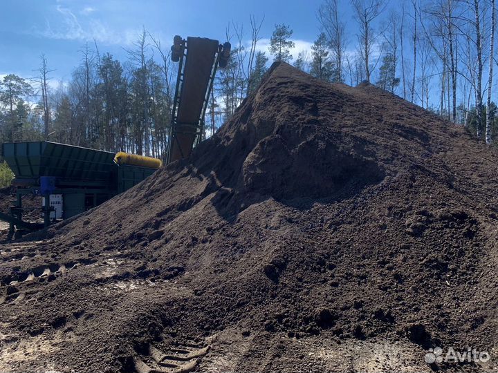 Газонная просеянная земля - от 5 м3 фр. 2-6 мм