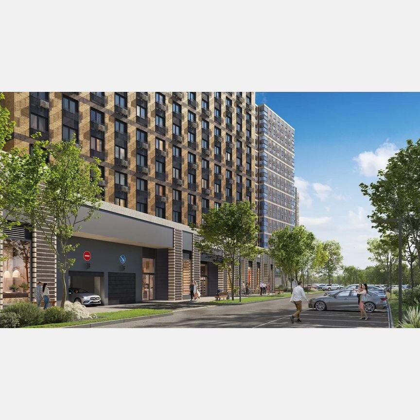 1-к. квартира, 37,5 м², 6/23 эт.