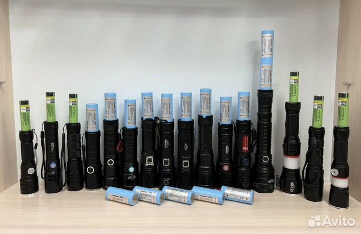 Ручной фонарь на мощном диоде P90. 8ч света 26650