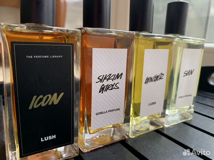 Lush ароматы Icon, Sikkim Girls, Ginger, Sun, Smug