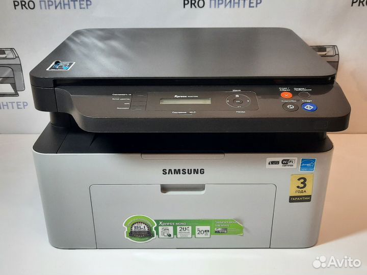 Мфу с Wi-Fi Samsung Xpress SL-M2070W новый почти