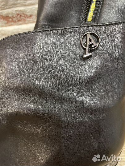 Сапоги осень весна женские натуральная кожа