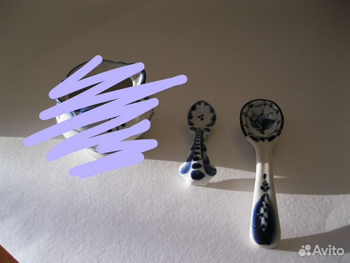 Ложечки гжель миниатюрные