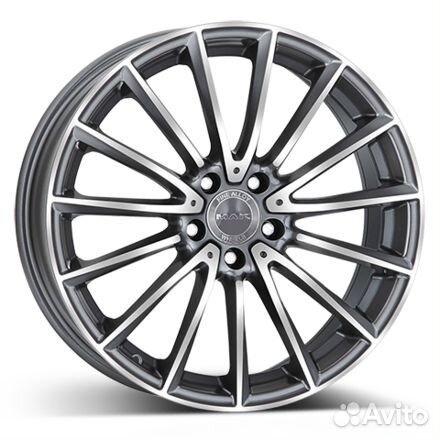 R19 5x112 9J ET30 D66,6 MAK Komet Gun Metallic Mi