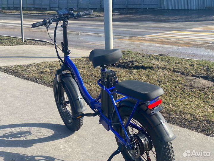 Электровелосипед фэтбайк складной