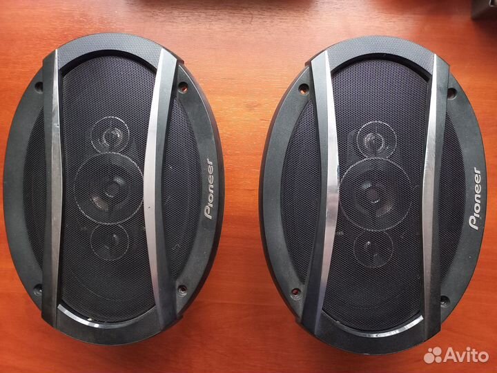 Магнитола и колоки (компоненты + овалы) Pioneer