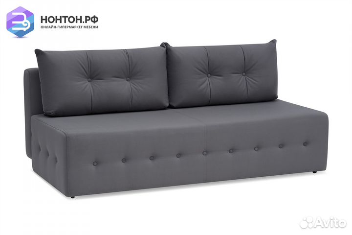 Диван еврокнижка Сити темно-серый
