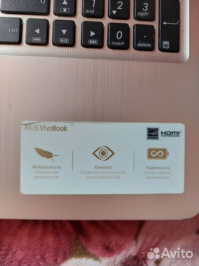 Ноутбук asus Х540ма на запчасти