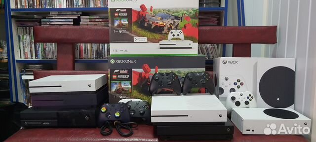 Xbox One, все модели, подписка на 13 месяцев,обмен