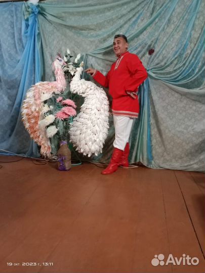 Павлин из изолона