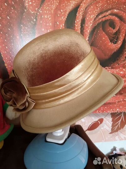 Шляпа фетровая женская