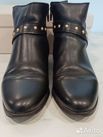 Ботинки демисезонные женские черные размер 40