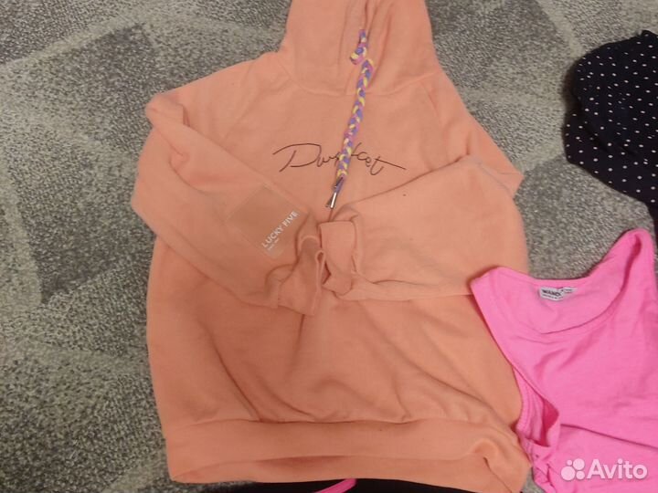 Вещи пакетом на девочку 140