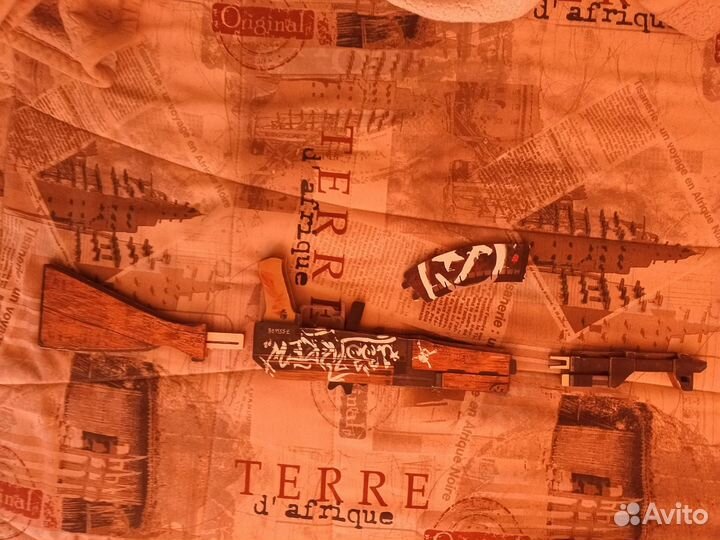 Деревянные игрушки vozwooden оригинал AK-47 