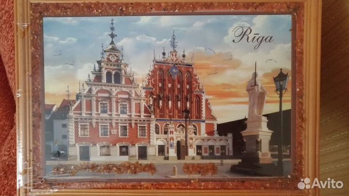 Картина с янтарем, новая в упаковке