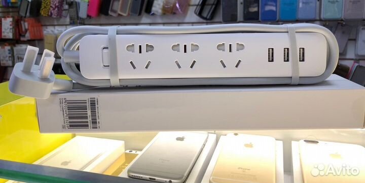 Xiaomi Mi Power Strip 3 USB/3 розетки белый