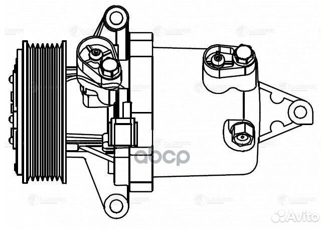 Компрессор кондиционера nissan juke 10- 1.6