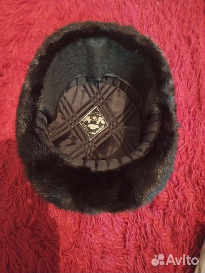 Меховая мужская кепка