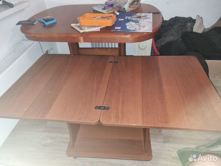 Кофейный, раскладной столик