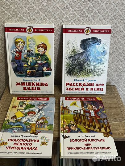 Книги для внеклассного чтения