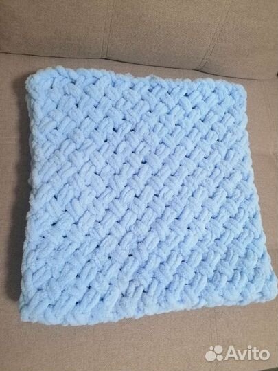 Плед детский вязаный