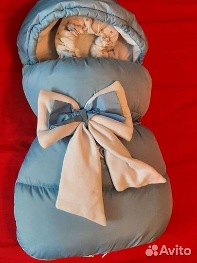 Зимний конверт на выписку