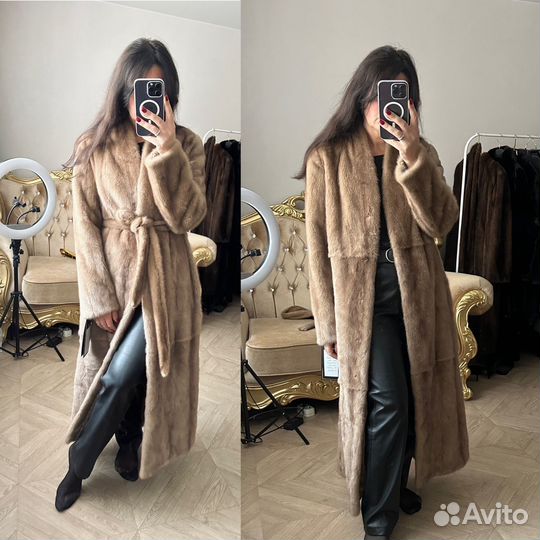 Шуба норковая новая новинка 25, 130см 42-48