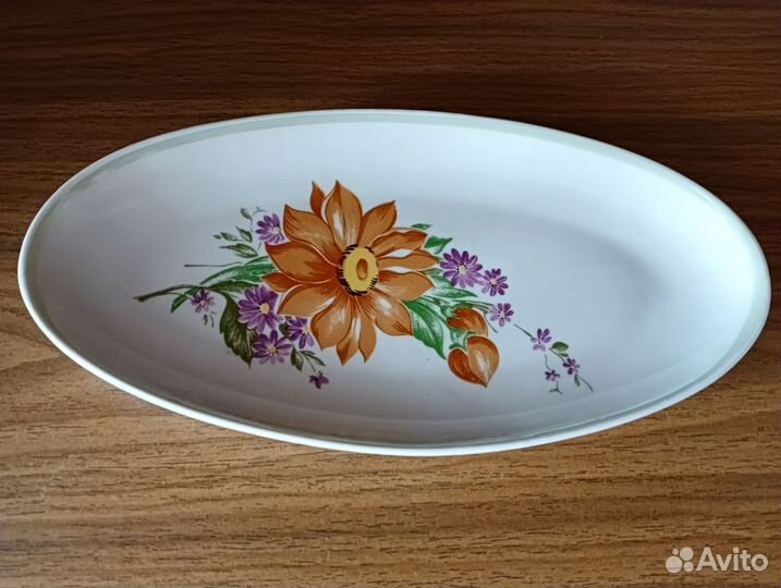 Посуда СССР селедочница, пиала, солонка