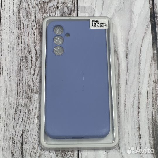 Чexол наклaдкa для Samsung Galaxy A54 лаванда