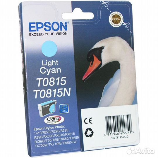 Картридж Epson T0811 T0812 T0816