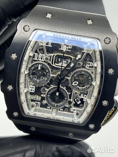 Часы Richard Mille RM 011 Chronograph Black Steel