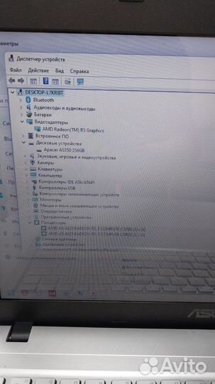 Ноутбук 15.6 Asus X540M A9-9425/8Gb/SSD256