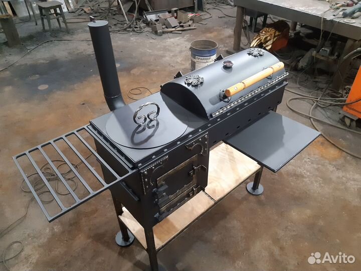 Гриль мангал барбекю коптильня под казан