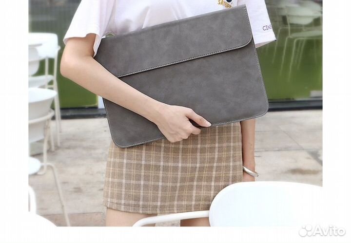 Чехол папка для макбука ноутбука 13- 15,4'