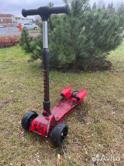 Самокат детский с паром и музыкой