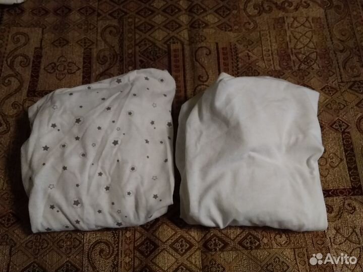 Mothercare простыни натяжные для коляски колыбели