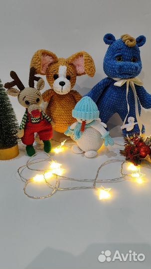 Вязаные игрушки ручной работы