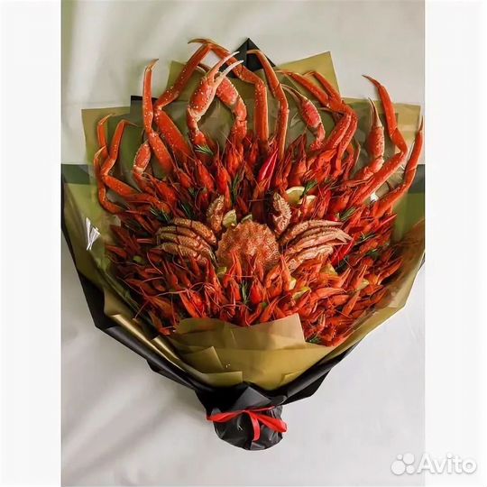 Букет из морепродуктов на 23 февраля