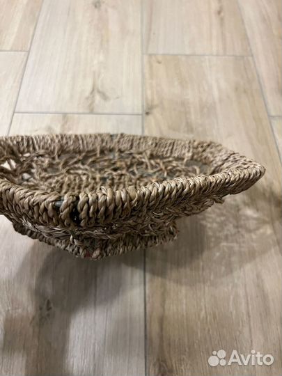 Ваза плетеная