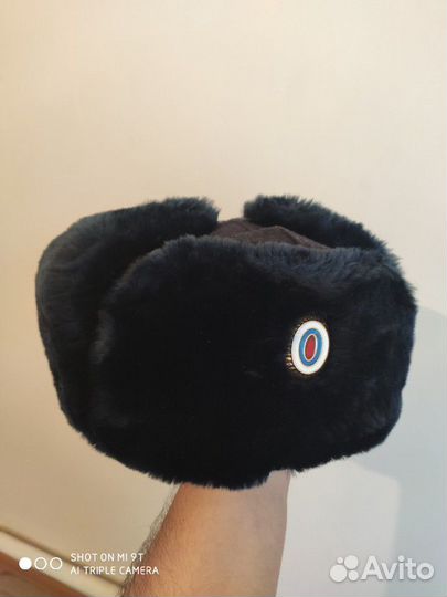 Мужская шапка зимняя к форме полиции