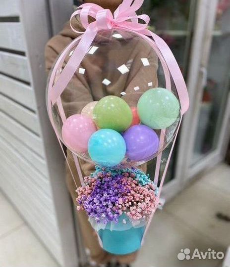 Букеты. Цветы с шаром