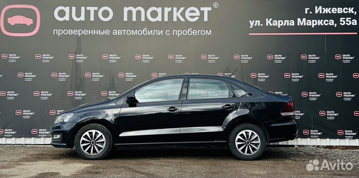 Volkswagen Polo 1.6 AT, 2019, 124 504 км