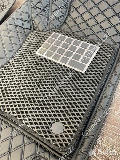 Коврики в салон 3D эко кожа с EVA Prado 150 RHD