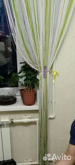 Шторы нитяные кисея