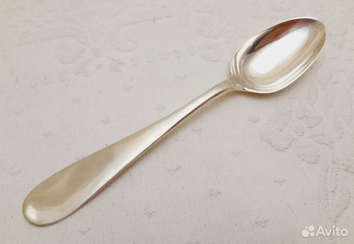 Чайная ложка. Серебро 84 пр. 18хх г. Петербург