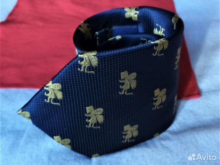 Новый галстук 100 Pura Seta Италия оригинал