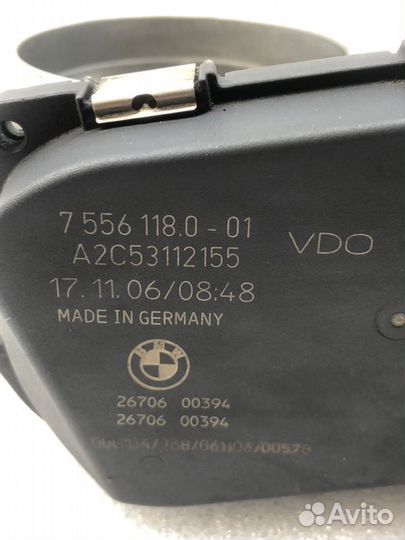 Дроссельная заслонка Bmw X5 E70 N52B30 2008