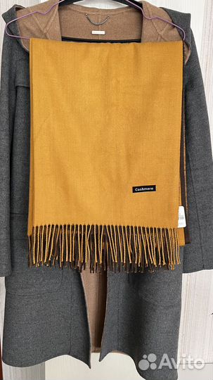 Новый кашемировый большой женский шарф