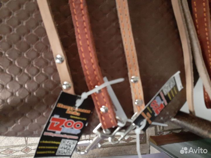 Поводки нат.кожа